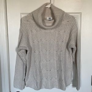 Old Navy Cable Knit Cowl Neck Sweater